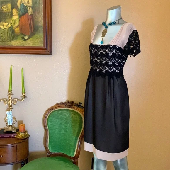 Philosophy Alberta Ferreti Lace Dress. Sz 10 - Picture 1 of 6